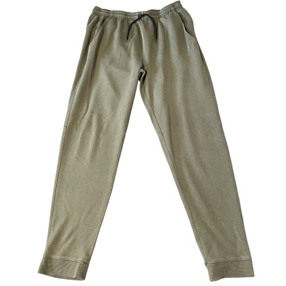 Old Navy Joggers Dynamic Fleece 4 Way Stretch Mens Size LT Green Gym Athleisure - Picture 1 of 10